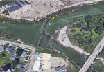 Kaukauna Schultheis Street Railroad Bridge Aerial